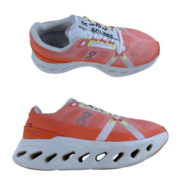 On Cloud Cloudeclipse Flame/Ivory Running Shoes Women’s Size 8 - Picture 7 of 9